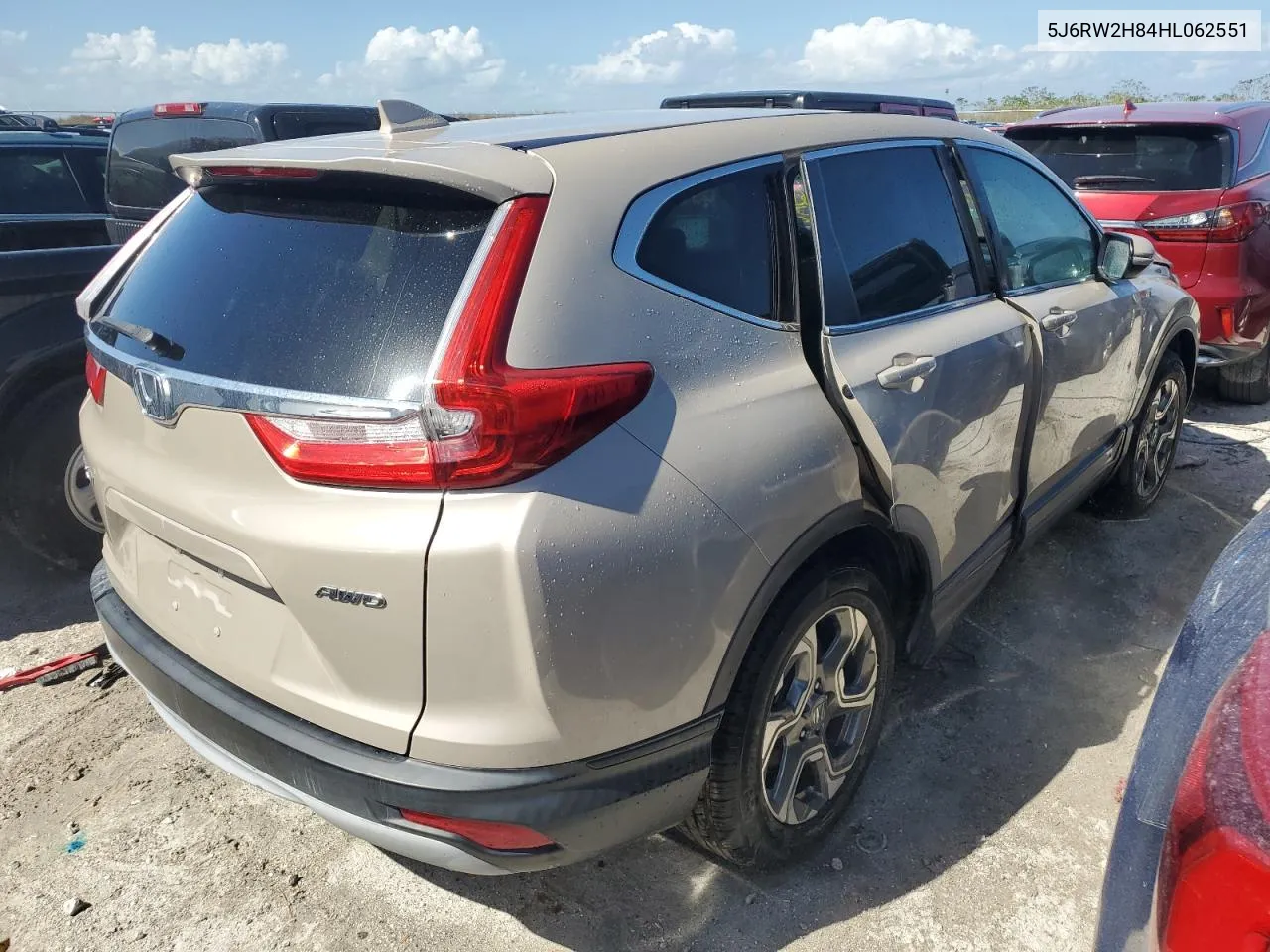 5J6RW2H84HL062551 2017 Honda Cr-V Exl