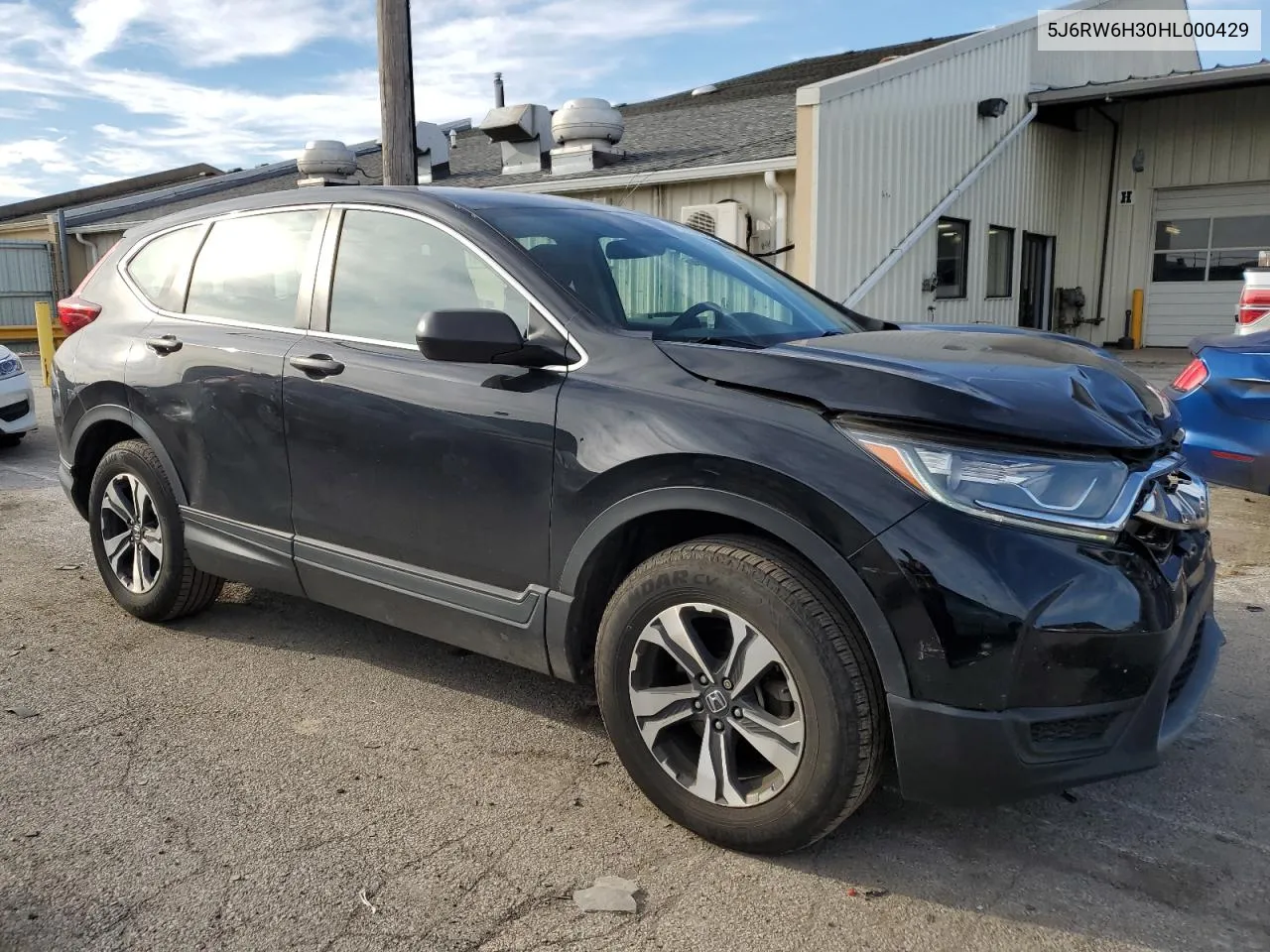 2017 Honda Cr-V Lx VIN: 5J6RW6H30HL000429 Lot: 77017604