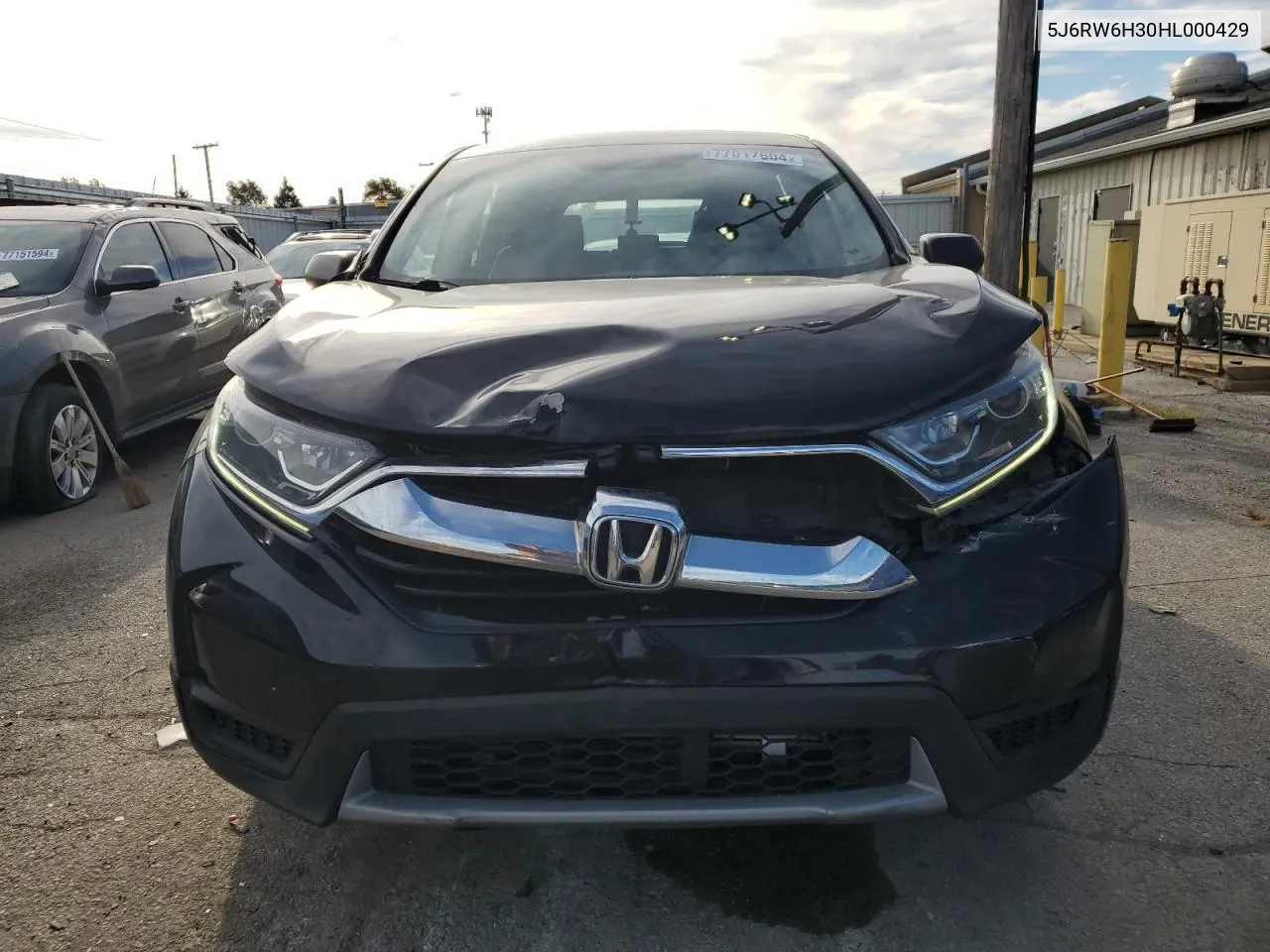 2017 Honda Cr-V Lx VIN: 5J6RW6H30HL000429 Lot: 77017604