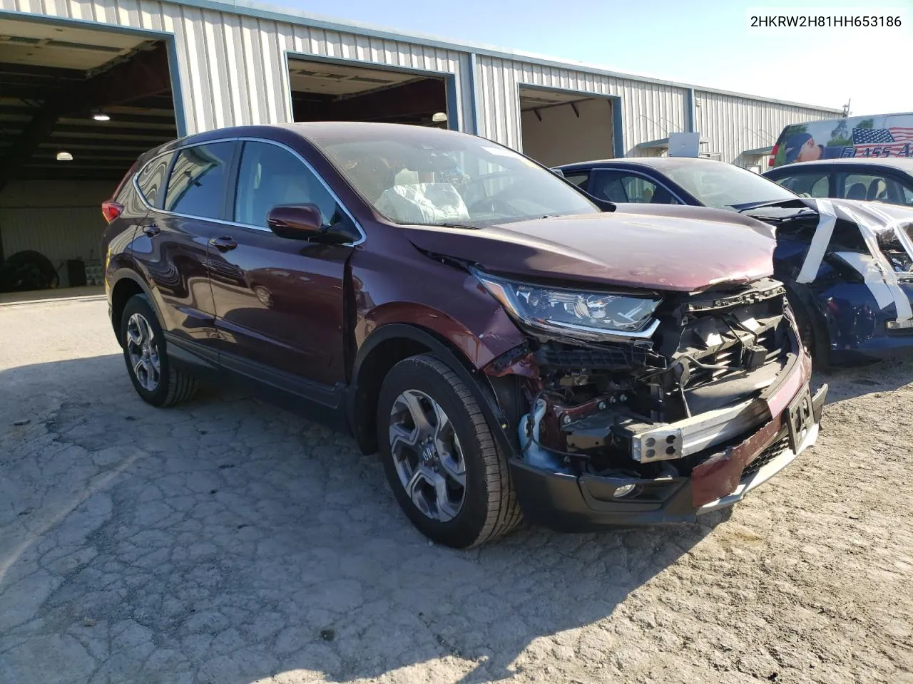 2017 Honda Cr-V Exl VIN: 2HKRW2H81HH653186 Lot: 77159034