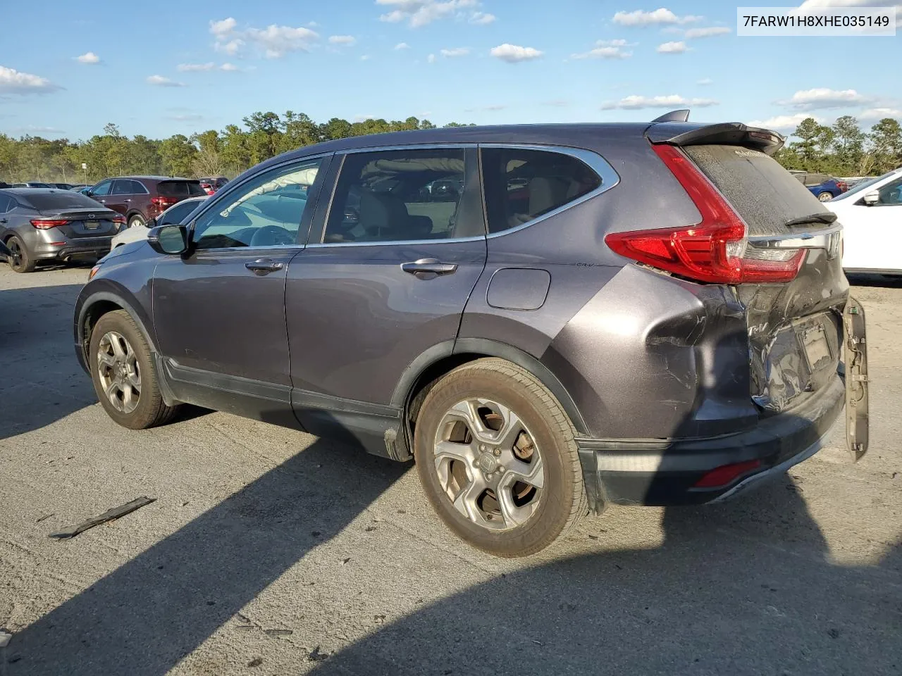 2017 Honda Cr-V Exl VIN: 7FARW1H8XHE035149 Lot: 77233614