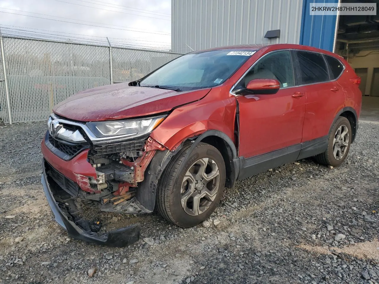 2017 Honda Cr-V Exl VIN: 2HKRW2H87HH128049 Lot: 77342134