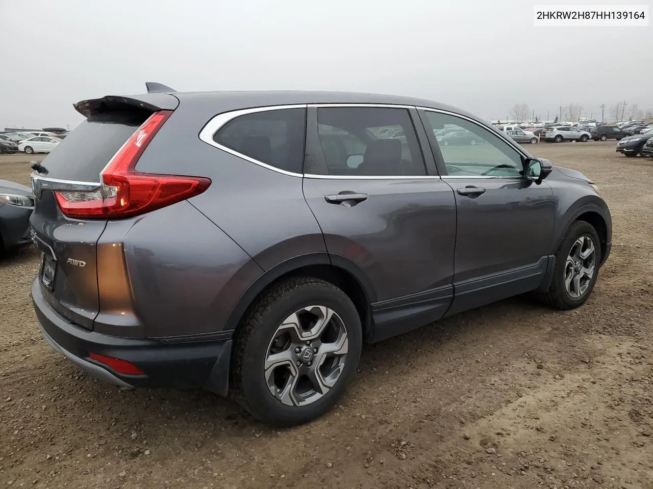 2017 Honda Cr-V Exl VIN: 2HKRW2H87HH139164 Lot: 77382134