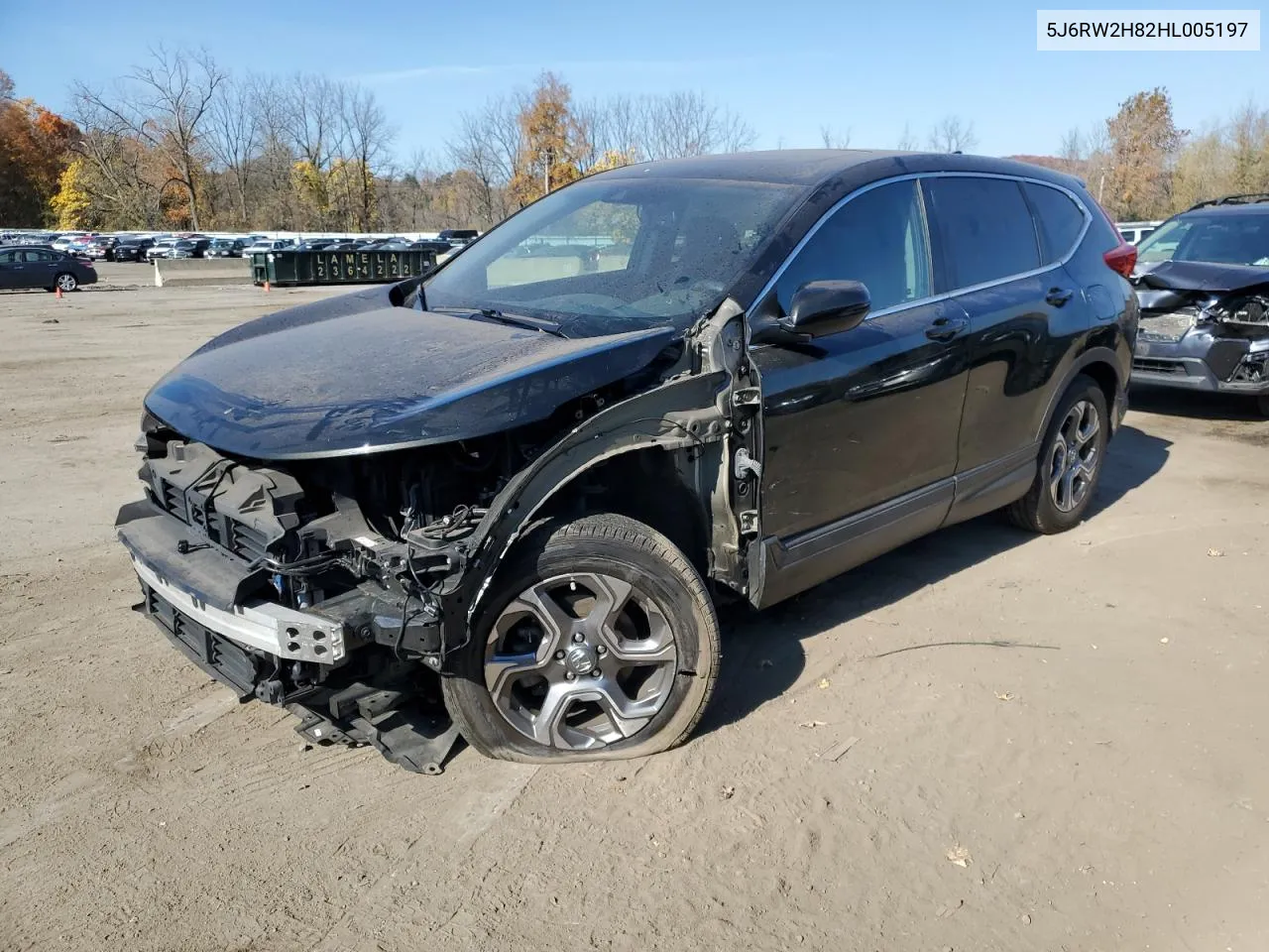 2017 Honda Cr-V Exl VIN: 5J6RW2H82HL005197 Lot: 77672234