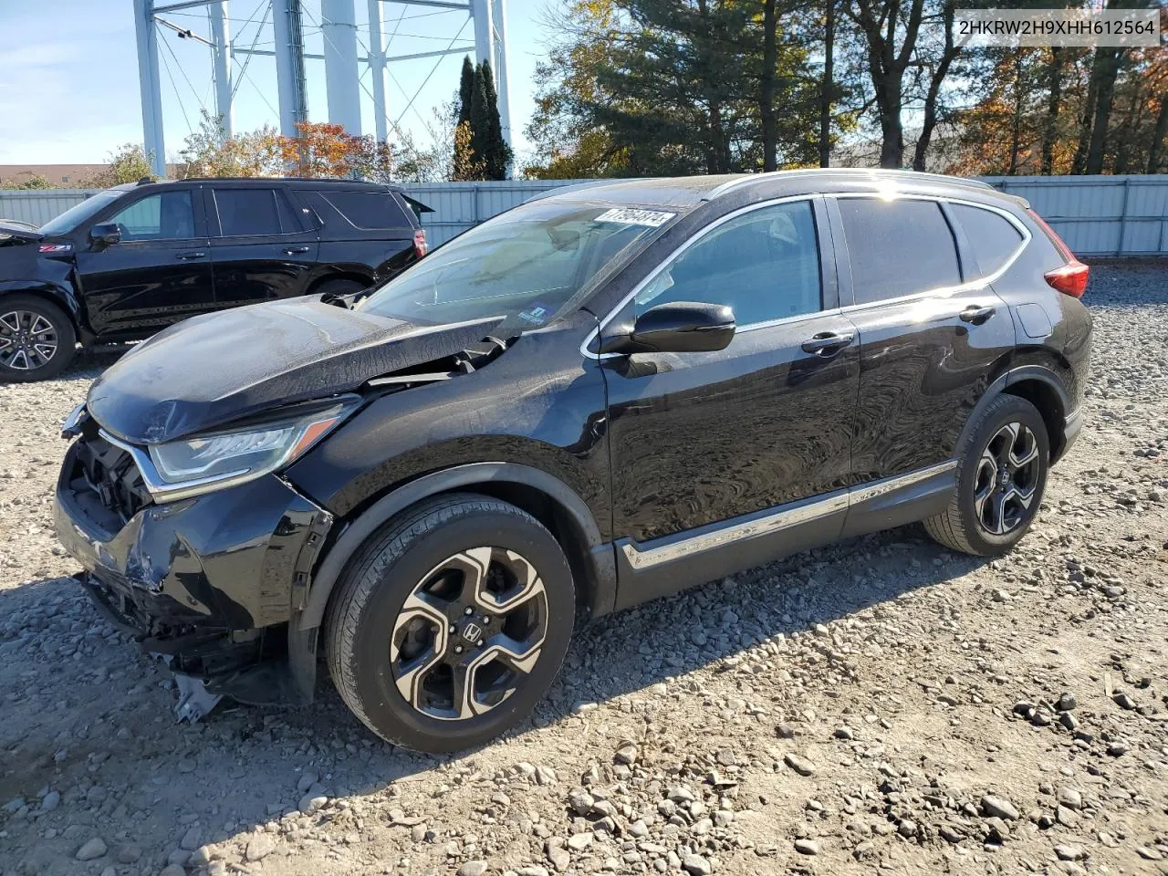 2017 Honda Cr-V Touring VIN: 2HKRW2H9XHH612564 Lot: 77964874