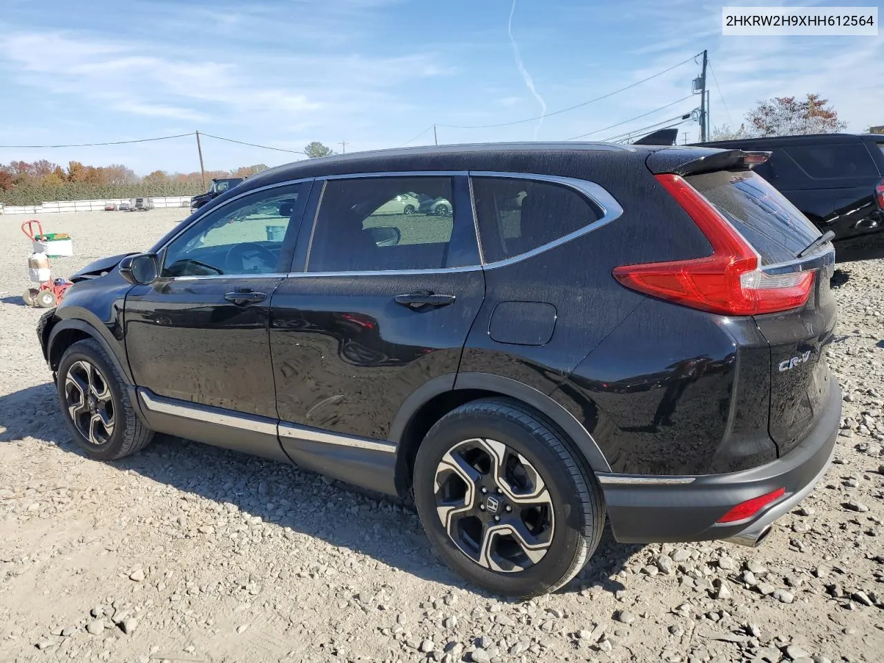 2017 Honda Cr-V Touring VIN: 2HKRW2H9XHH612564 Lot: 77964874