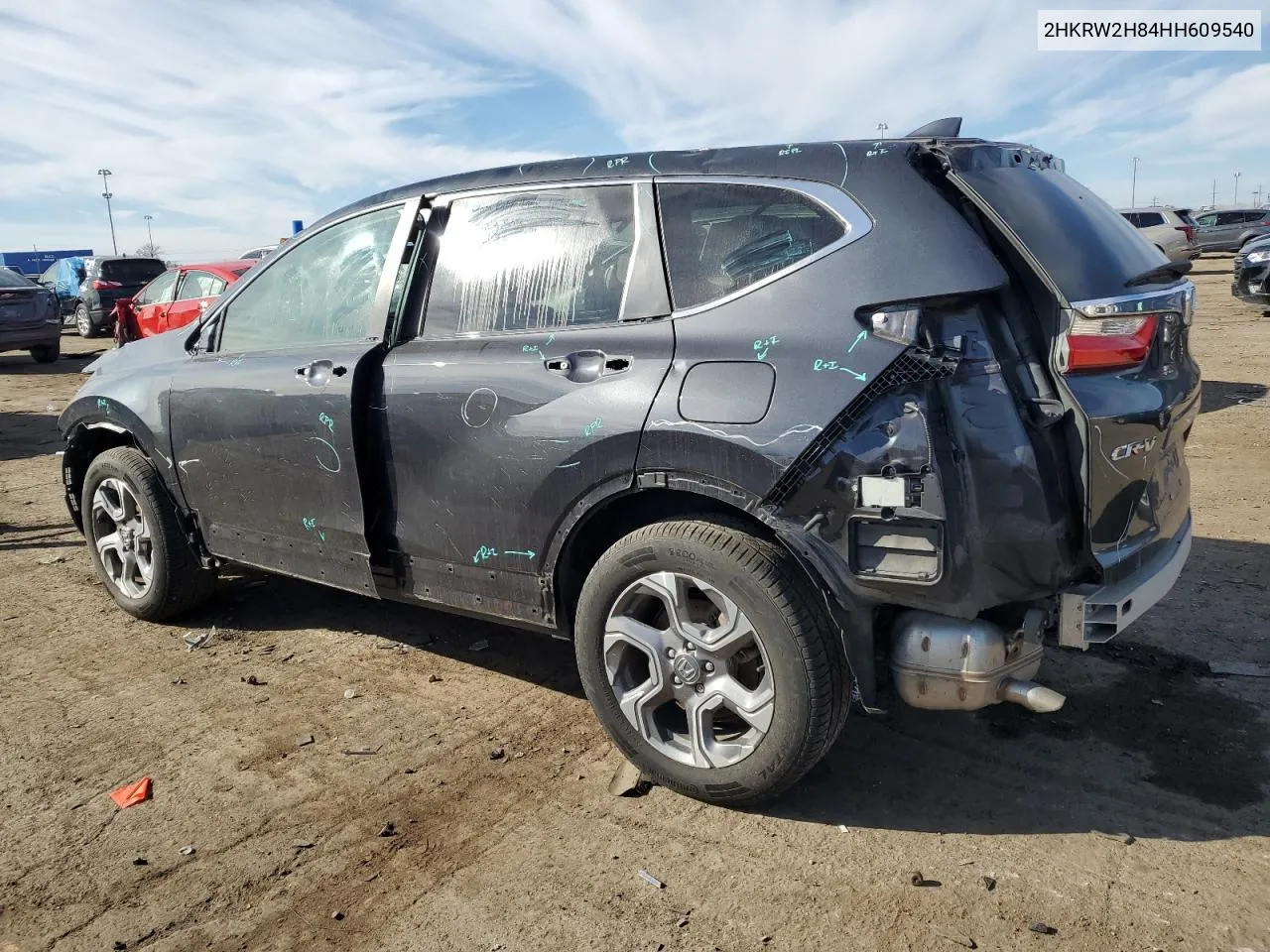 2017 Honda Cr-V Exl VIN: 2HKRW2H84HH609540 Lot: 77982834