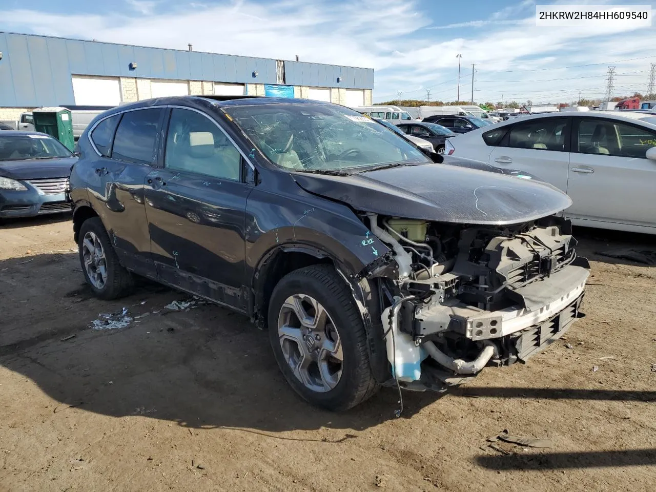 2017 Honda Cr-V Exl VIN: 2HKRW2H84HH609540 Lot: 77982834