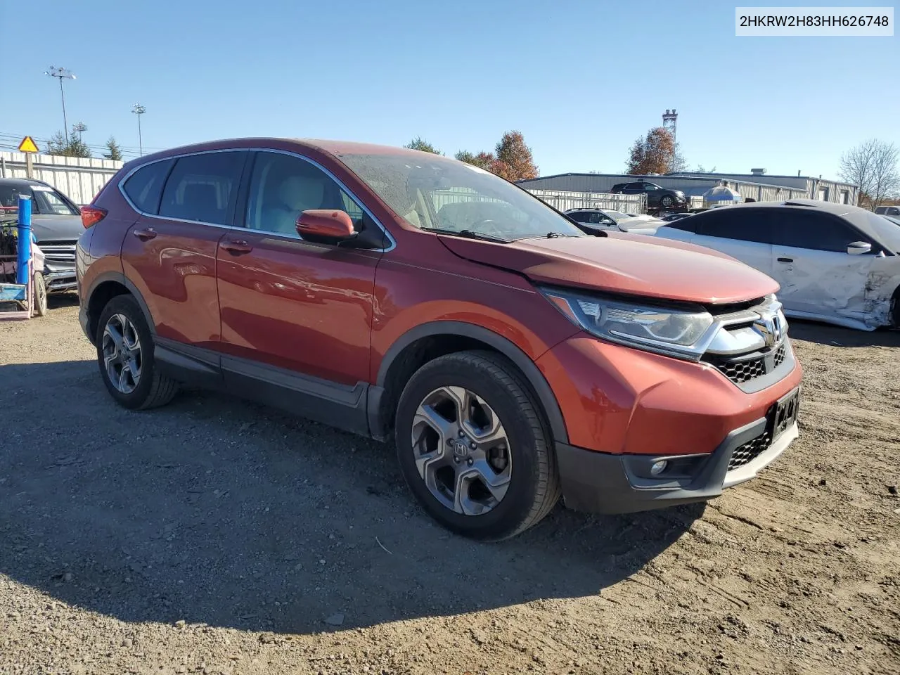 2017 Honda Cr-V Exl VIN: 2HKRW2H83HH626748 Lot: 78178104