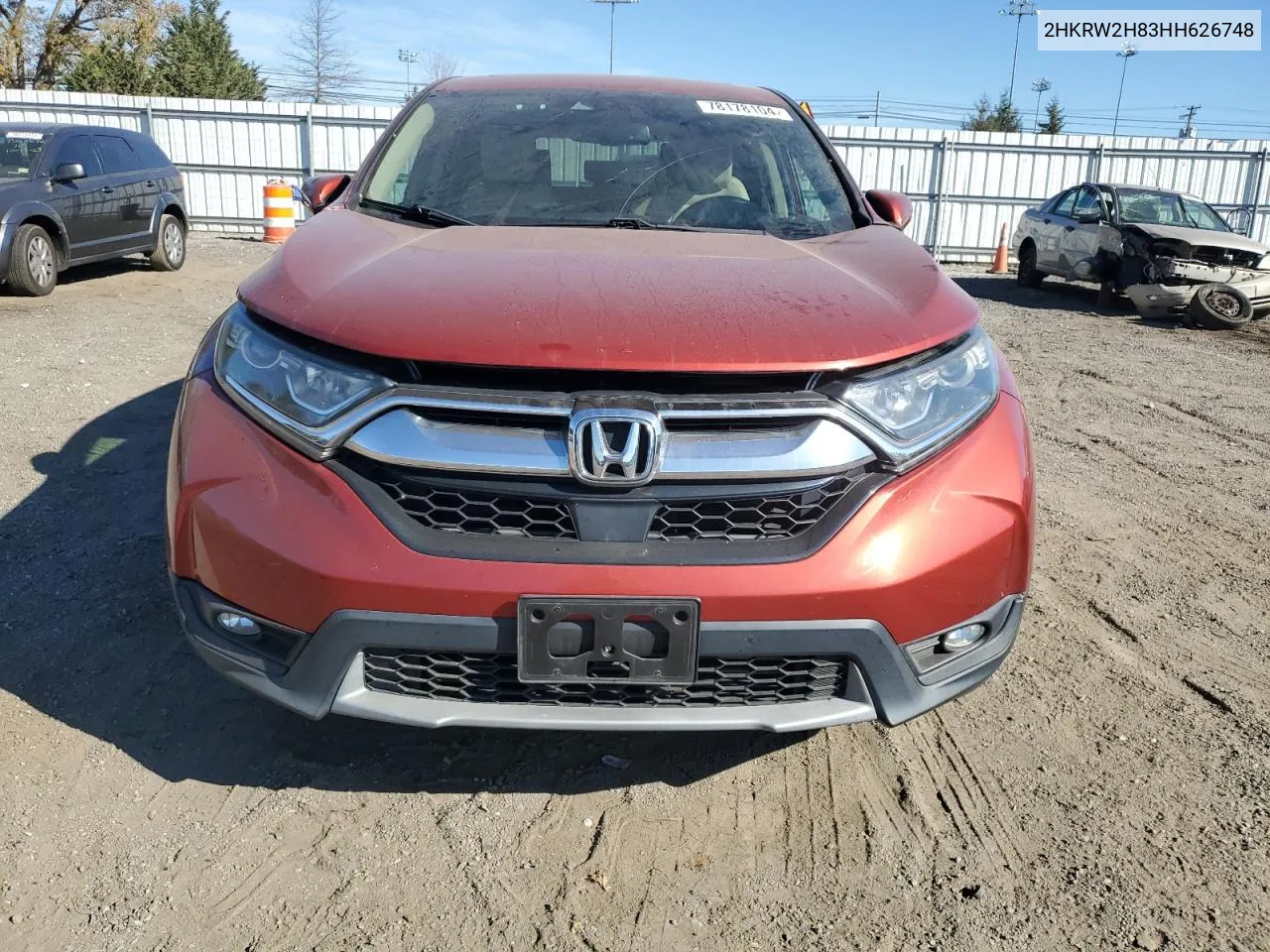 2017 Honda Cr-V Exl VIN: 2HKRW2H83HH626748 Lot: 78178104