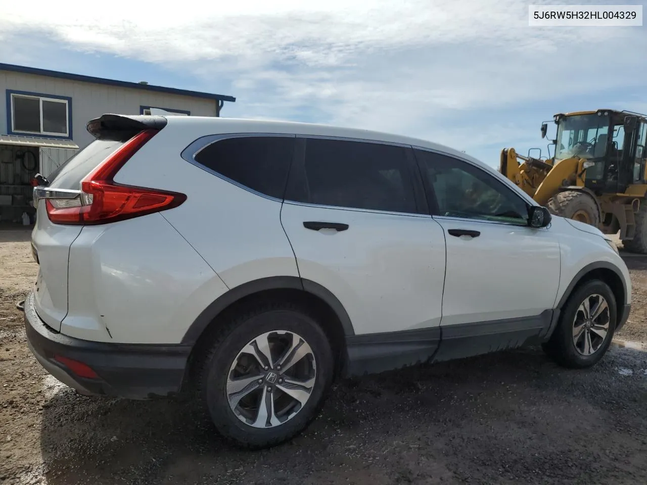 2017 Honda Cr-V Lx VIN: 5J6RW5H32HL004329 Lot: 78283424