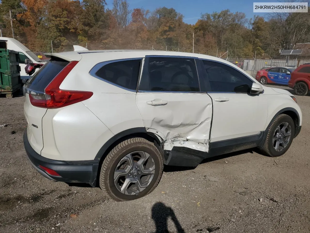 2017 Honda Cr-V Ex VIN: 2HKRW2H50HH684791 Lot: 78392164