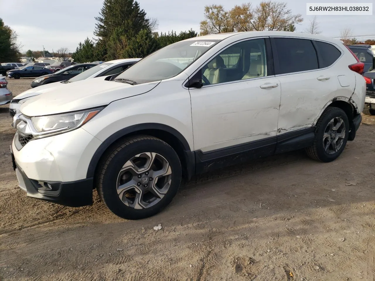 2017 Honda Cr-V Exl VIN: 5J6RW2H83HL038032 Lot: 78412544