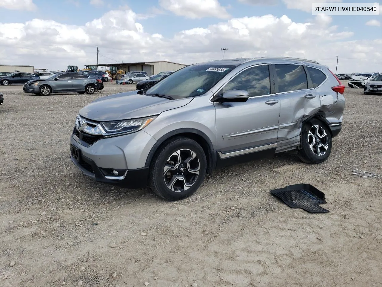 2017 Honda Cr-V Touring VIN: 7FARW1H9XHE040540 Lot: 78491034