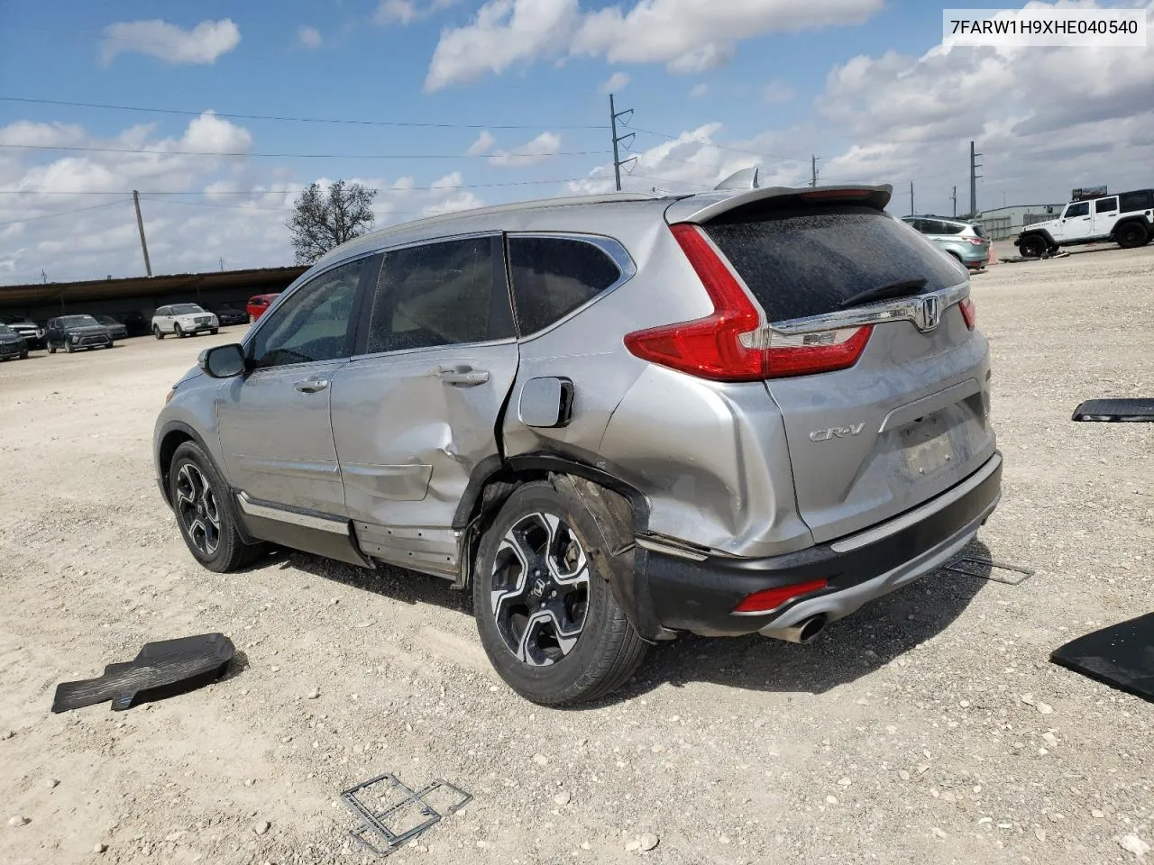 2017 Honda Cr-V Touring VIN: 7FARW1H9XHE040540 Lot: 78491034