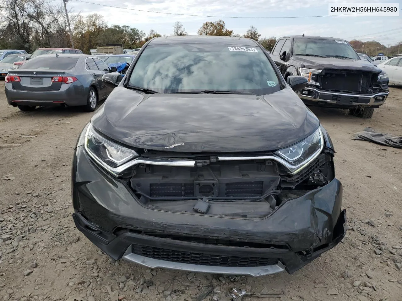 2017 Honda Cr-V Ex VIN: 2HKRW2H56HH645980 Lot: 78495304