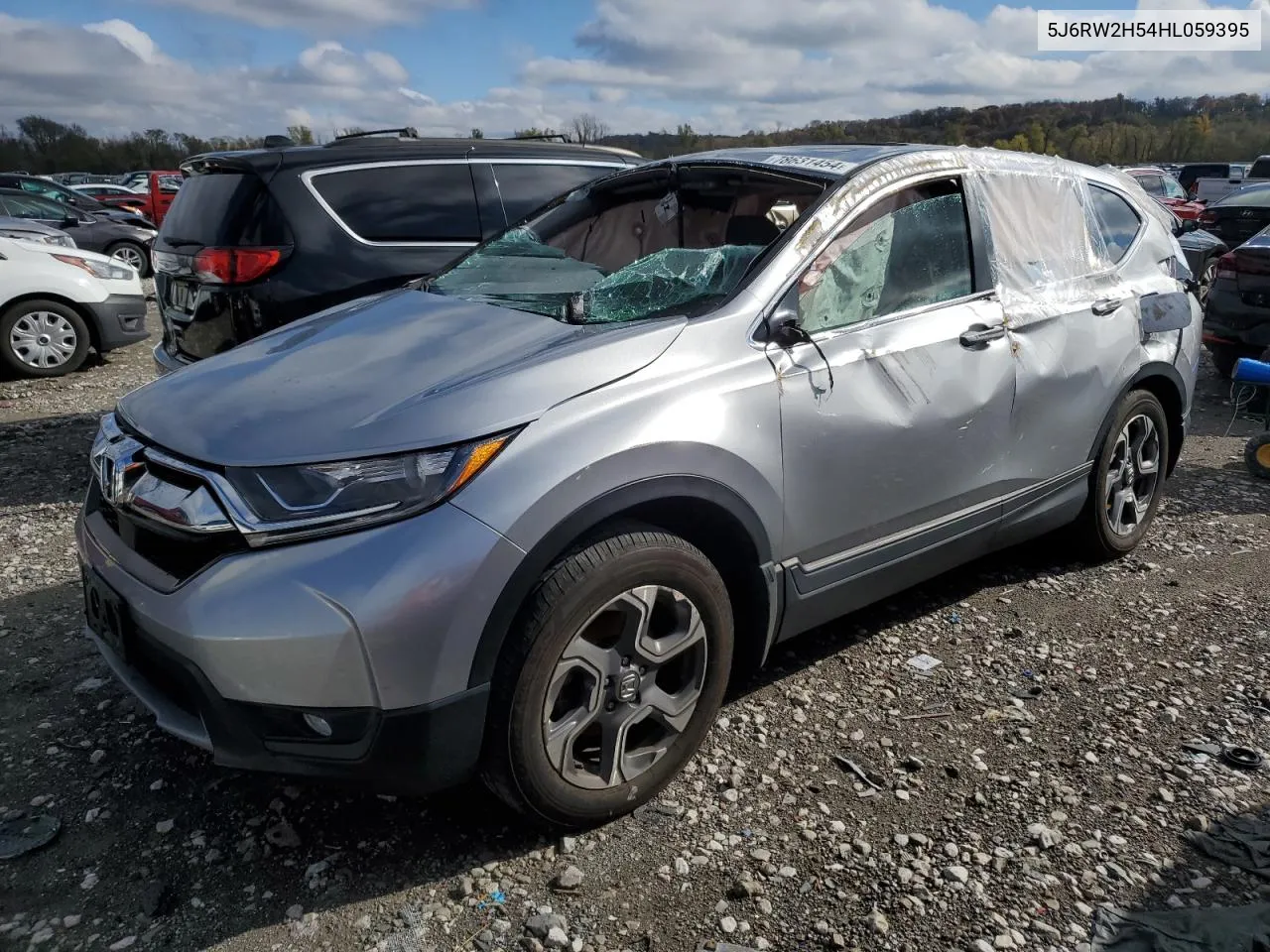 2017 Honda Cr-V Ex VIN: 5J6RW2H54HL059395 Lot: 78631454