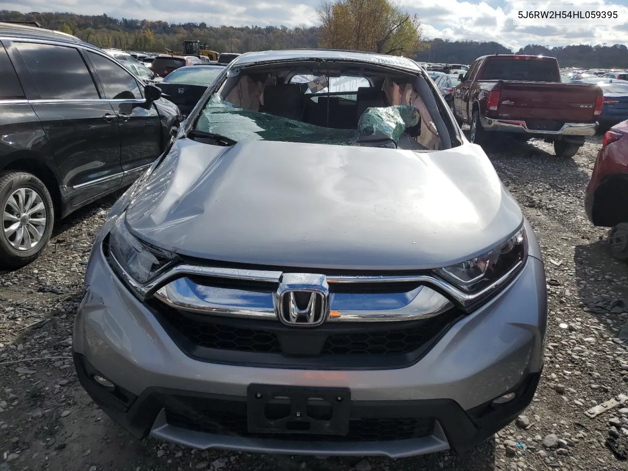 2017 Honda Cr-V Ex VIN: 5J6RW2H54HL059395 Lot: 78631454