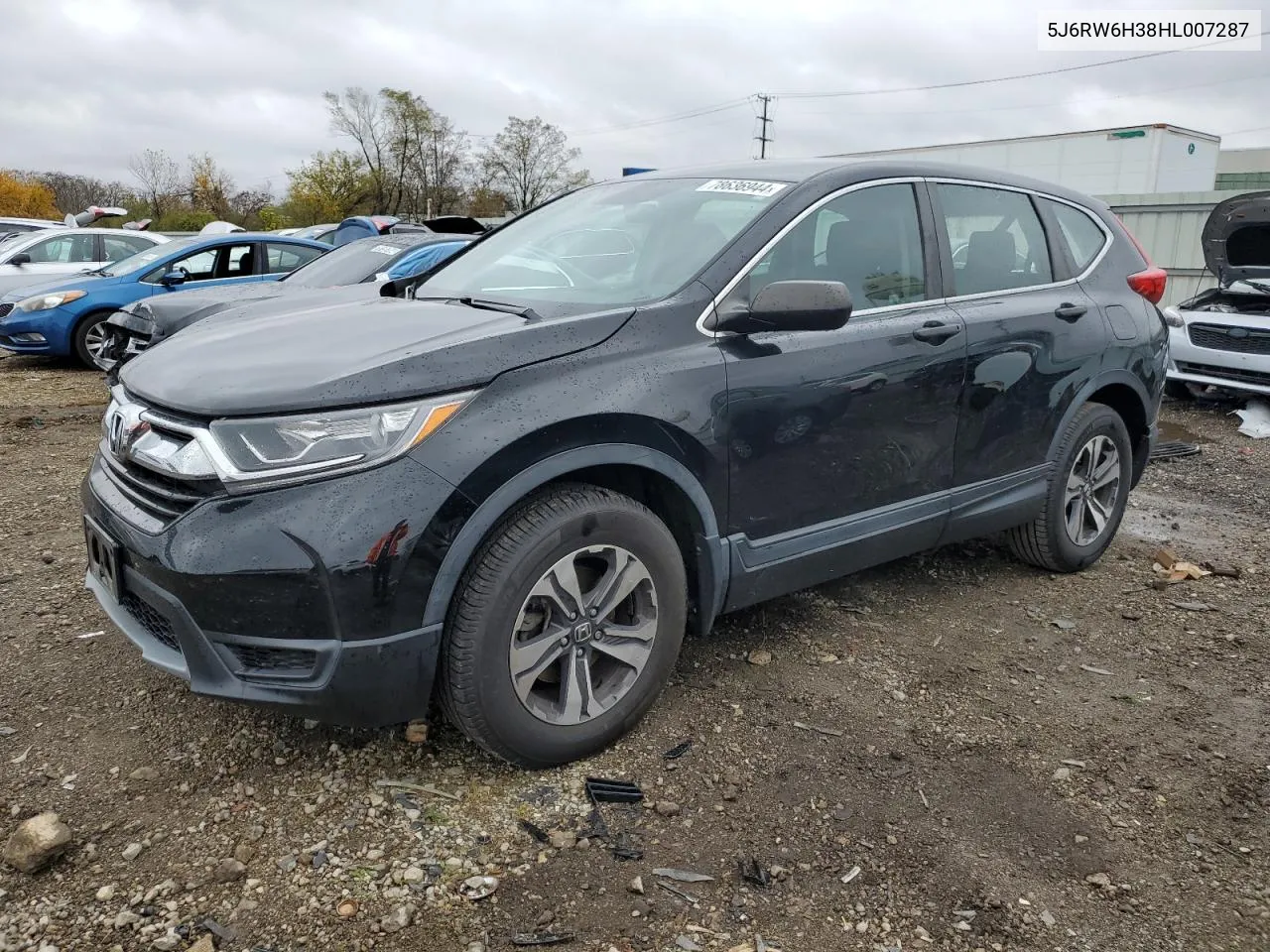 2017 Honda Cr-V Lx VIN: 5J6RW6H38HL007287 Lot: 78636944