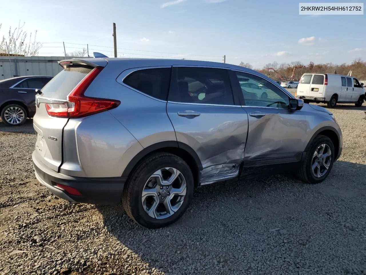 2017 Honda Cr-V Ex VIN: 2HKRW2H54HH612752 Lot: 79501444