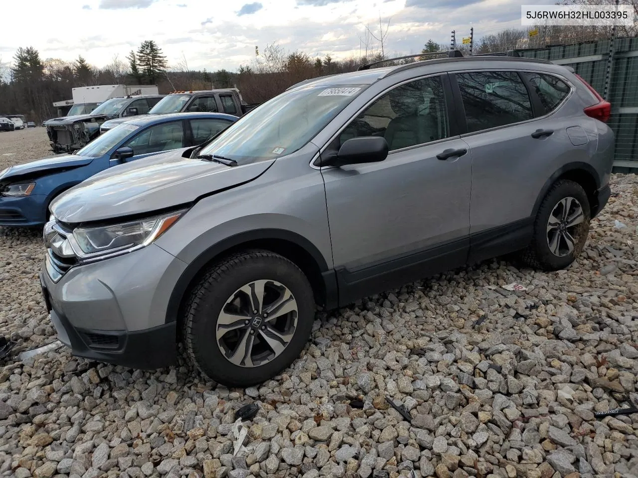 2017 Honda Cr-V Lx VIN: 5J6RW6H32HL003395 Lot: 79850474