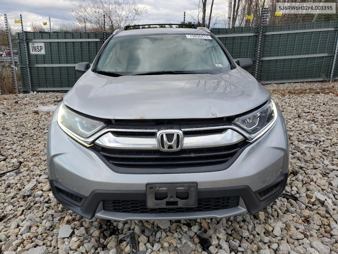 2017 Honda Cr-V Lx VIN: 5J6RW6H32HL003395 Lot: 79850474