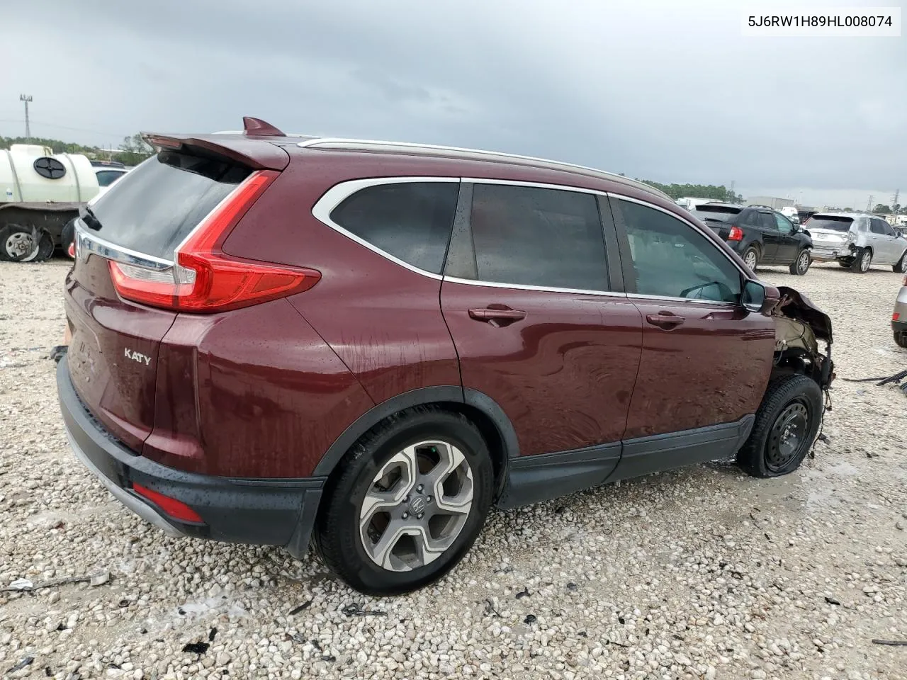 2017 Honda Cr-V Exl VIN: 5J6RW1H89HL008074 Lot: 80045744