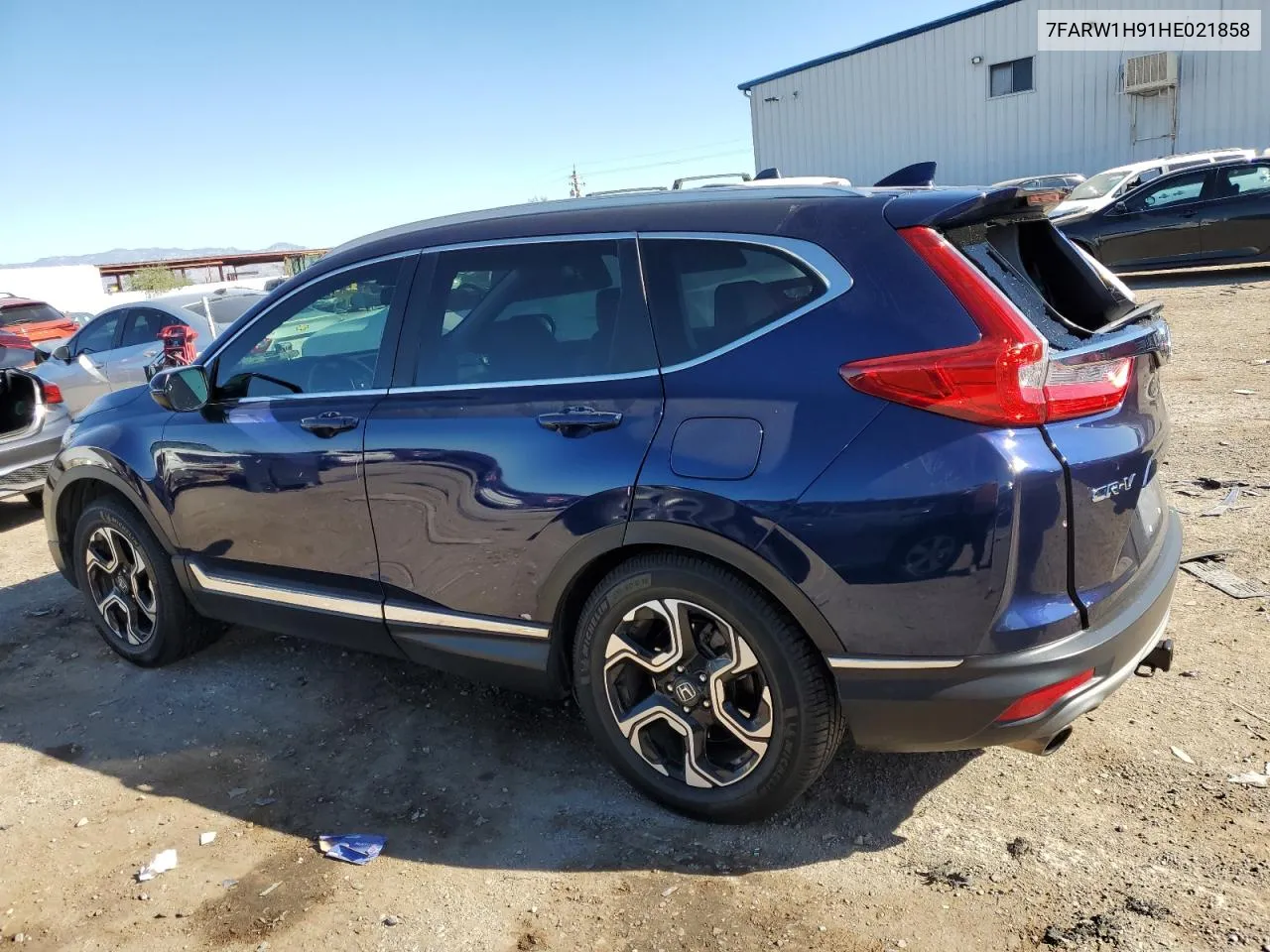 2017 Honda Cr-V Touring VIN: 7FARW1H91HE021858 Lot: 80147384