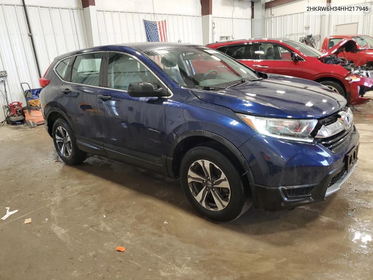 2017 Honda Cr-V Lx VIN: 2HKRW6H34HH217945 Lot: 80908894