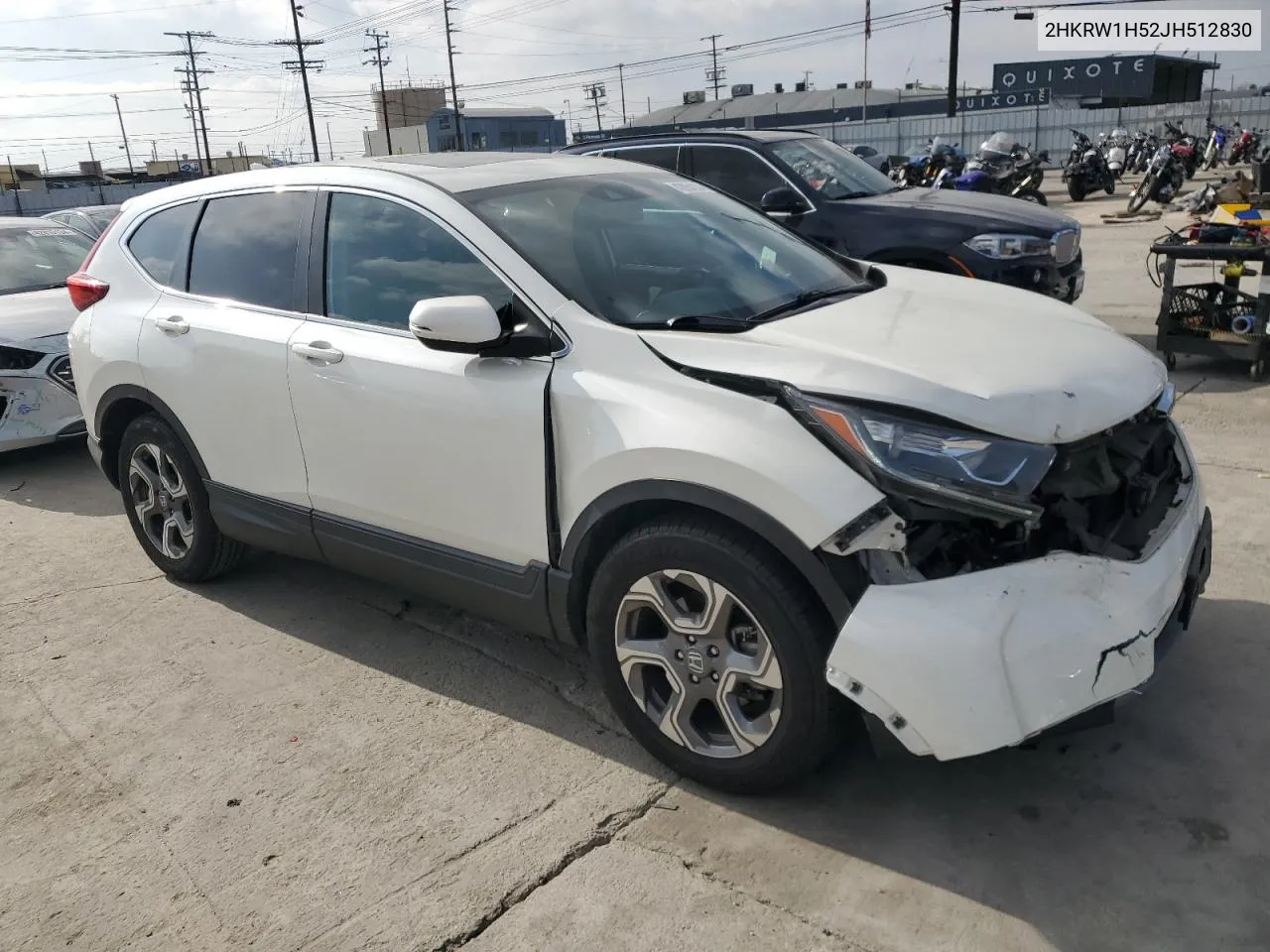 2018 Honda Cr-V Ex VIN: 2HKRW1H52JH512830 Lot: 43054804