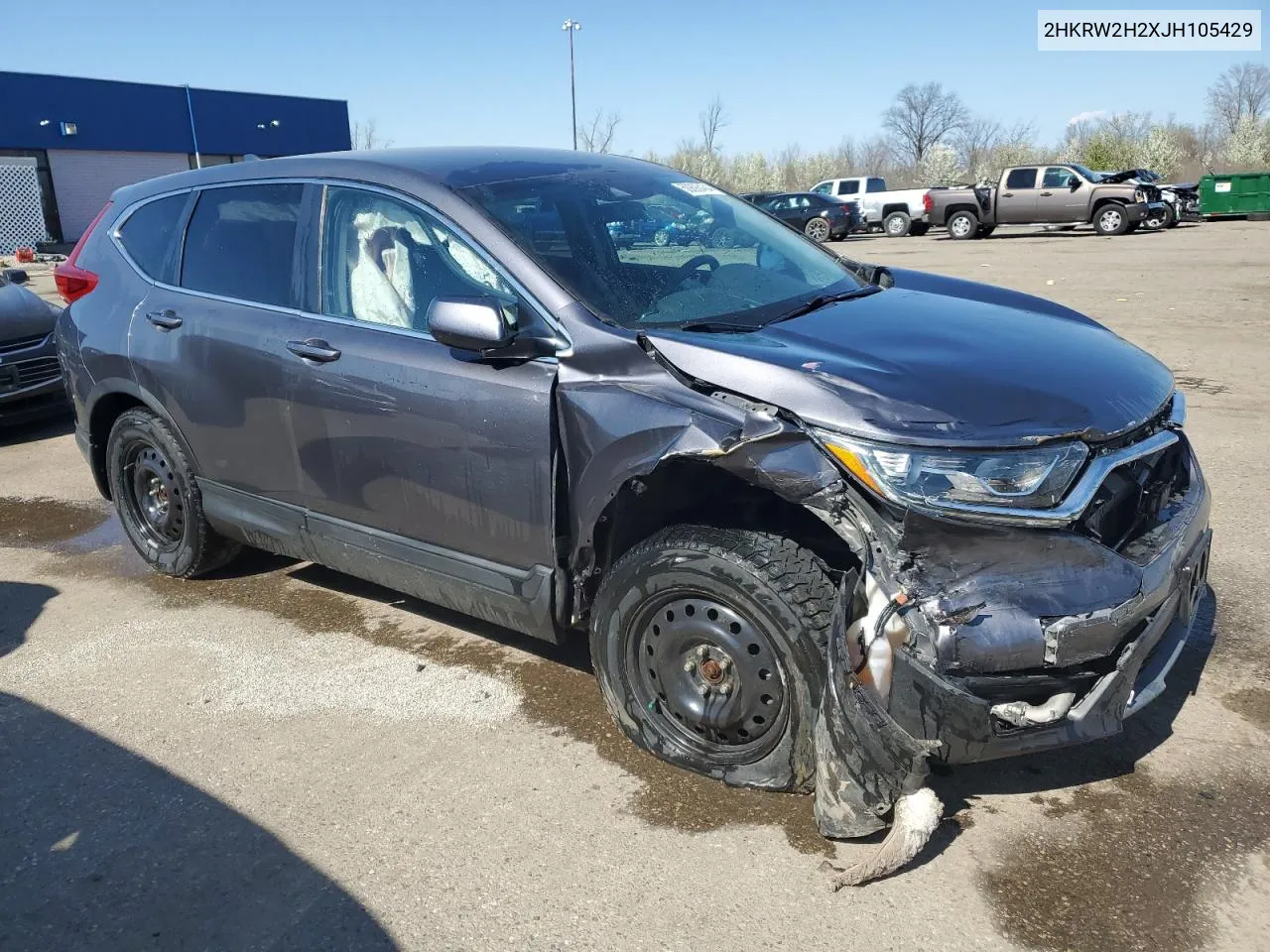 2018 Honda Cr-V Lx VIN: 2HKRW2H2XJH105429 Lot: 50893434