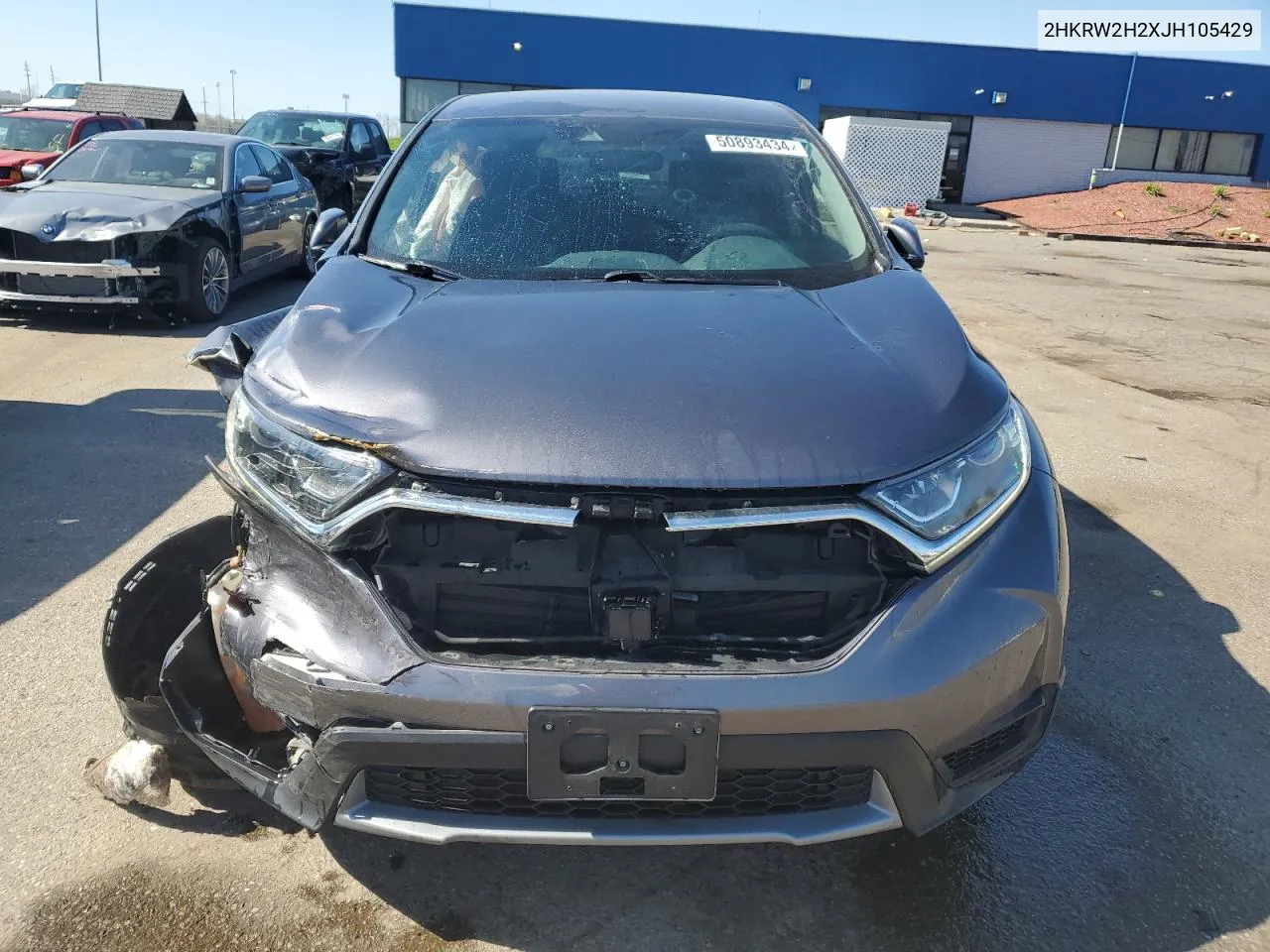 2HKRW2H2XJH105429 2018 Honda Cr-V Lx