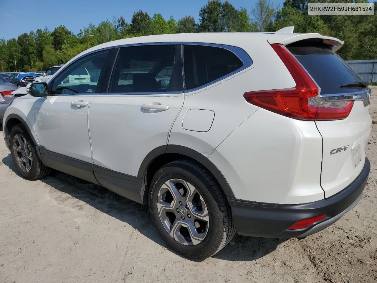 2018 Honda Cr-V Ex VIN: 2HKRW2H59JH681524 Lot: 52623344