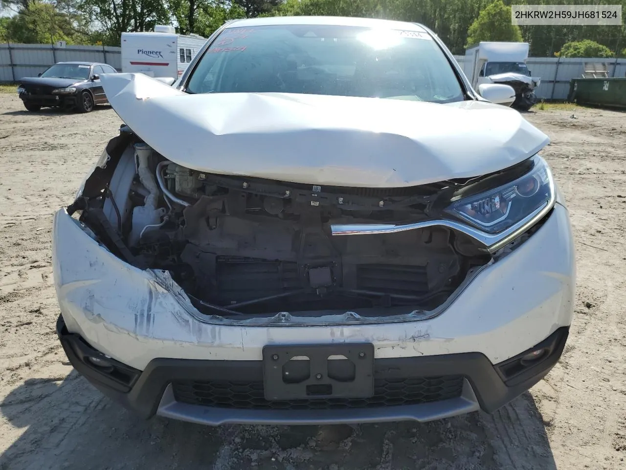 2018 Honda Cr-V Ex VIN: 2HKRW2H59JH681524 Lot: 52623344