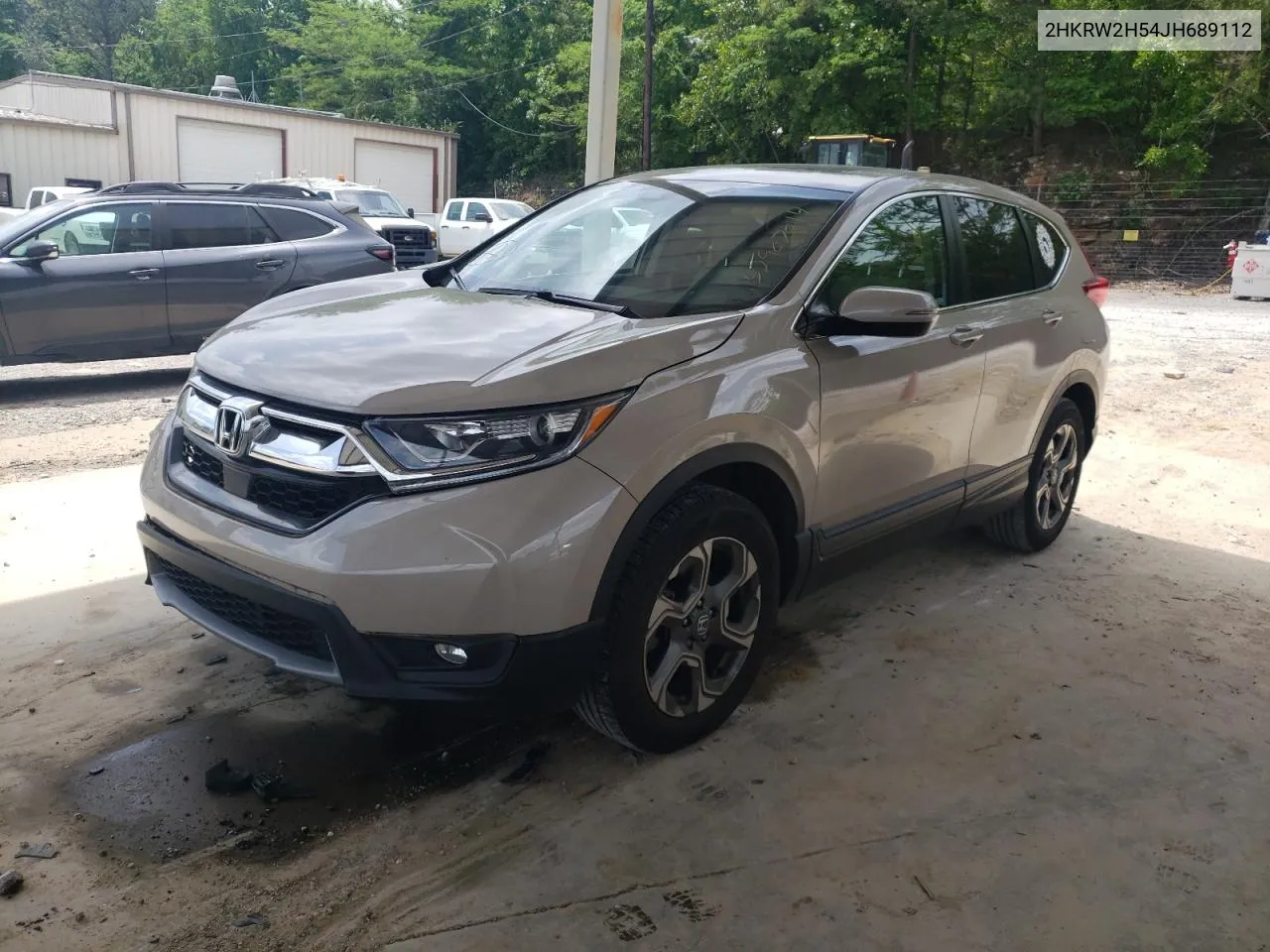 2018 Honda Cr-V Ex VIN: 2HKRW2H54JH689112 Lot: 52907014