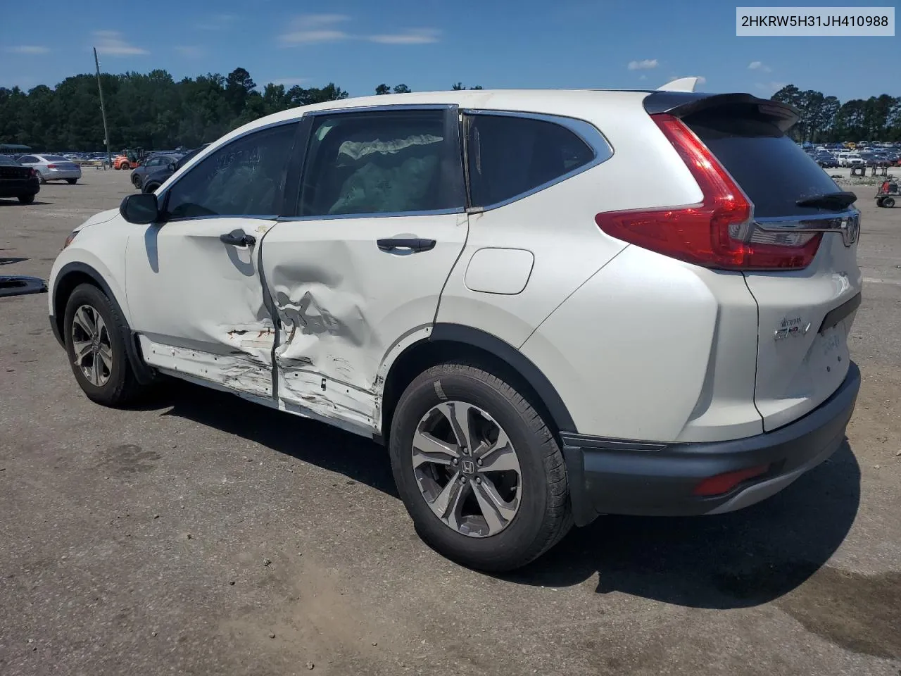 2018 Honda Cr-V Lx VIN: 2HKRW5H31JH410988 Lot: 58283104