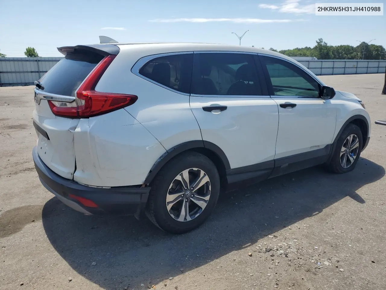 2018 Honda Cr-V Lx VIN: 2HKRW5H31JH410988 Lot: 58283104