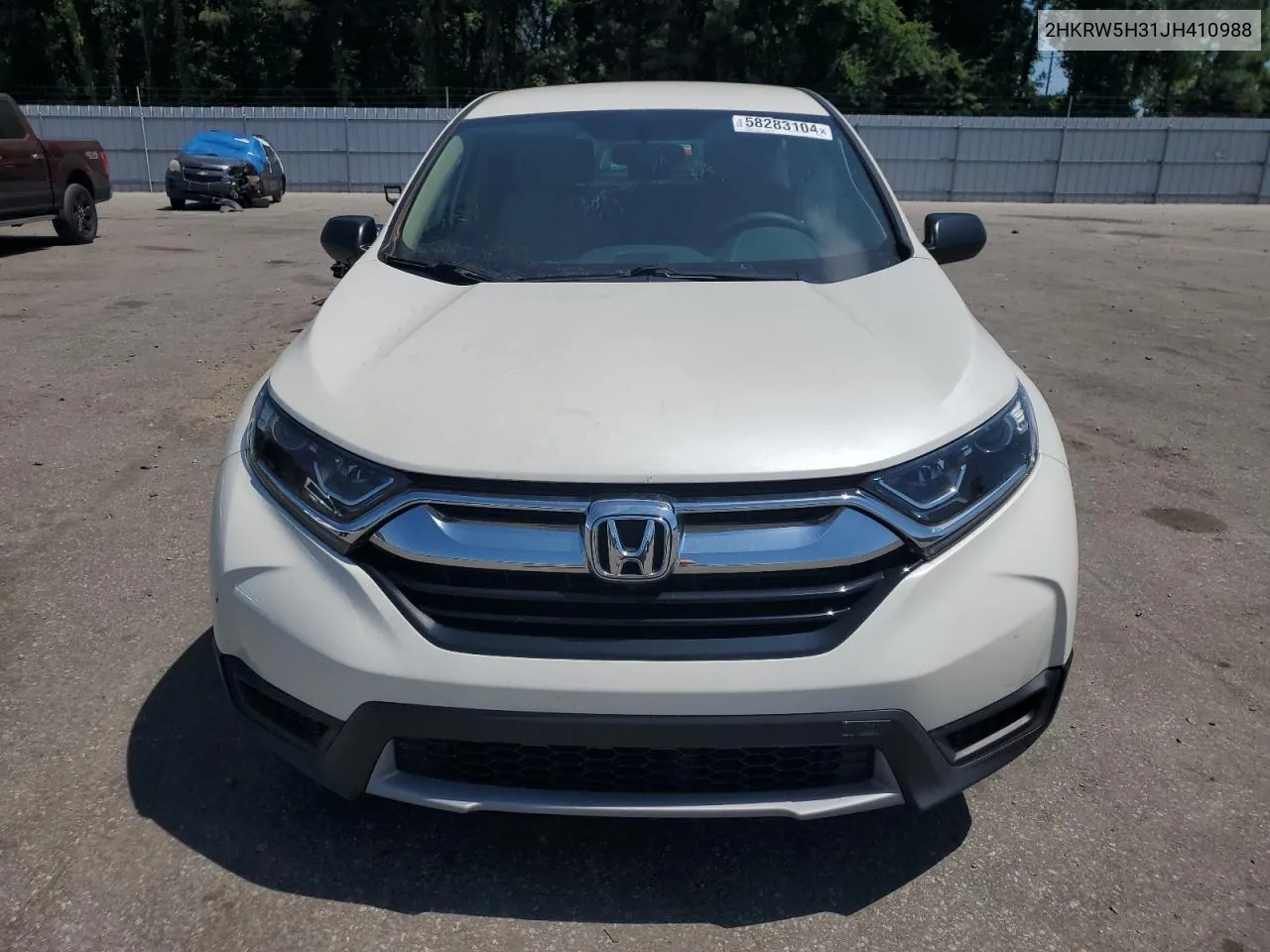 2018 Honda Cr-V Lx VIN: 2HKRW5H31JH410988 Lot: 58283104