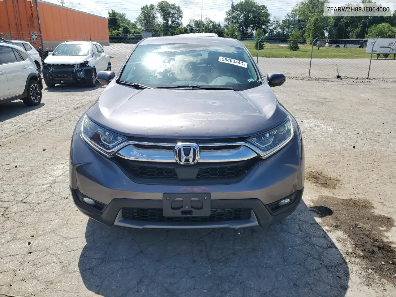 2018 Honda Cr-V Exl VIN: 7FARW2H88JE064080 Lot: 58403444