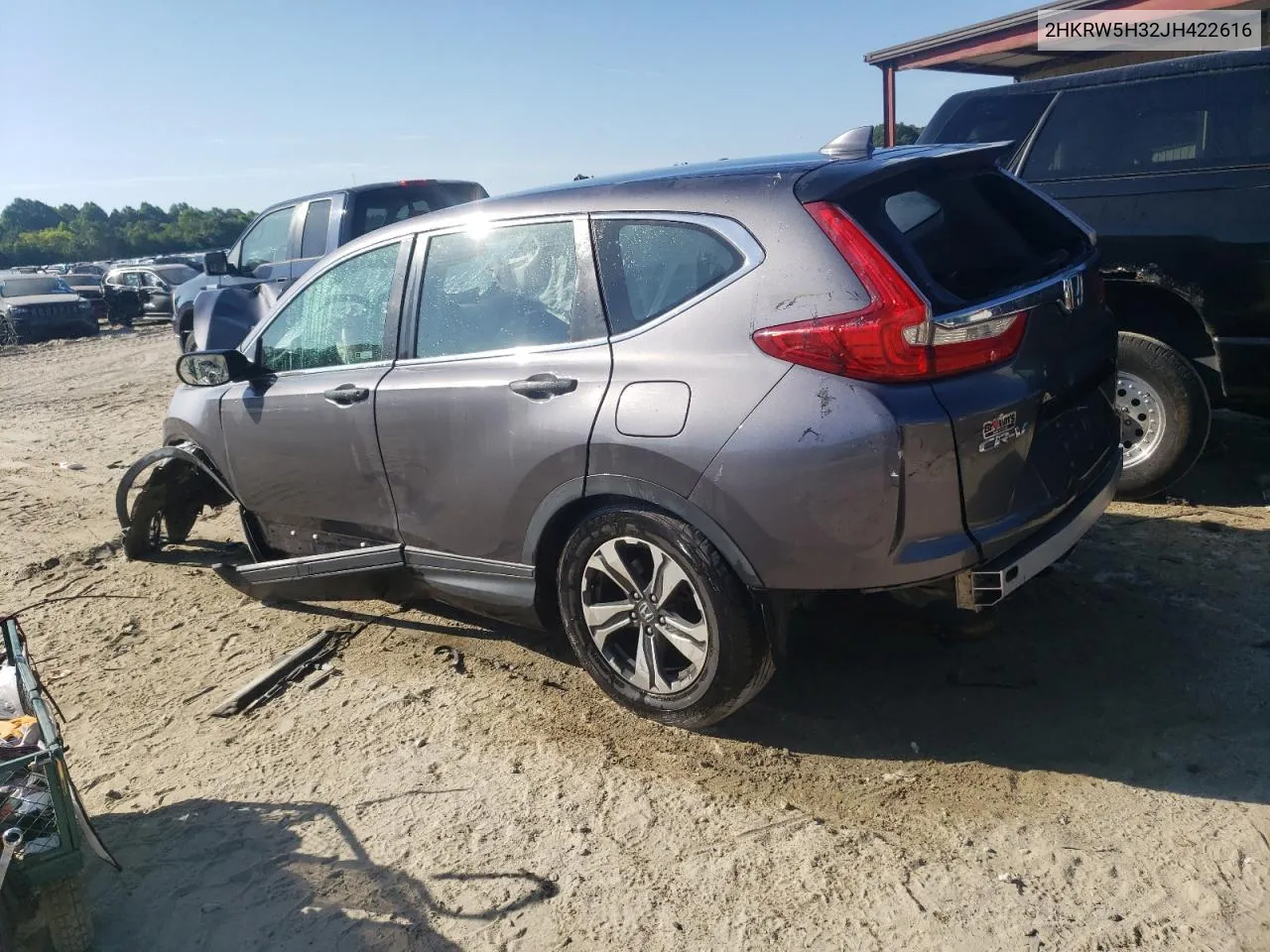 2018 Honda Cr-V Lx VIN: 2HKRW5H32JH422616 Lot: 59111124