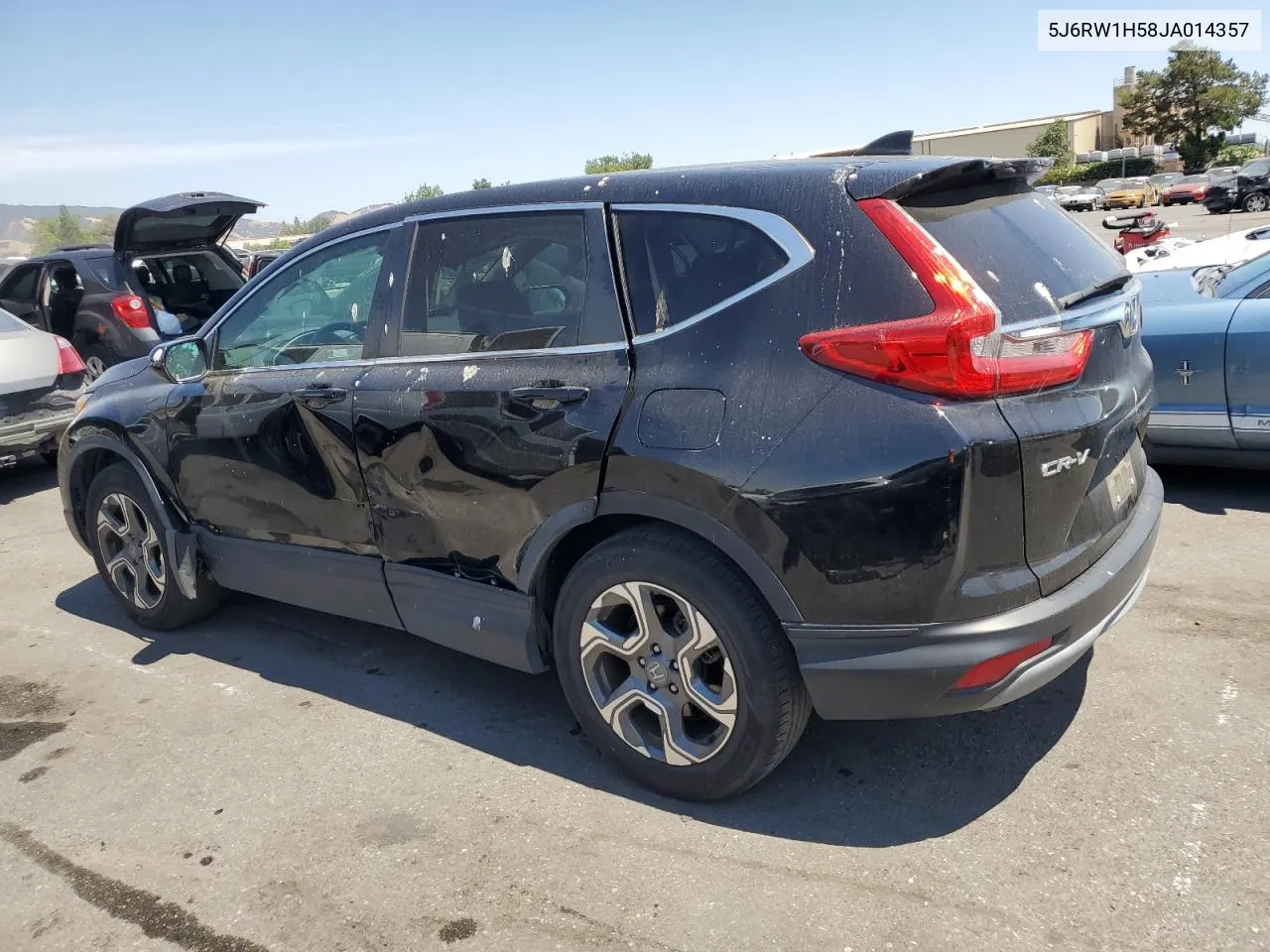 2018 Honda Cr-V Ex VIN: 5J6RW1H58JA014357 Lot: 59492744