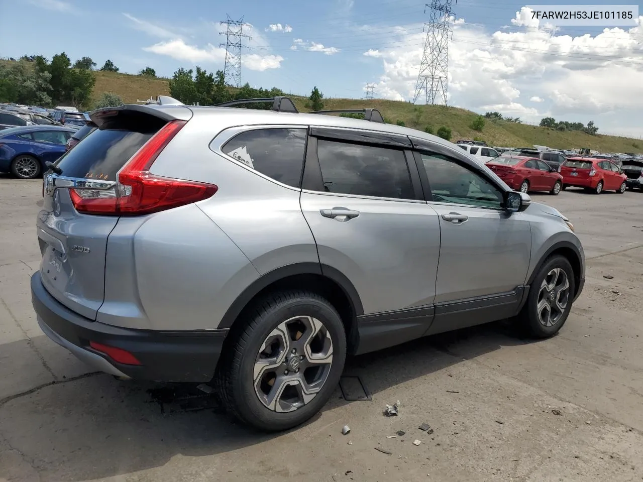 2018 Honda Cr-V Ex VIN: 7FARW2H53JE101185 Lot: 59896724