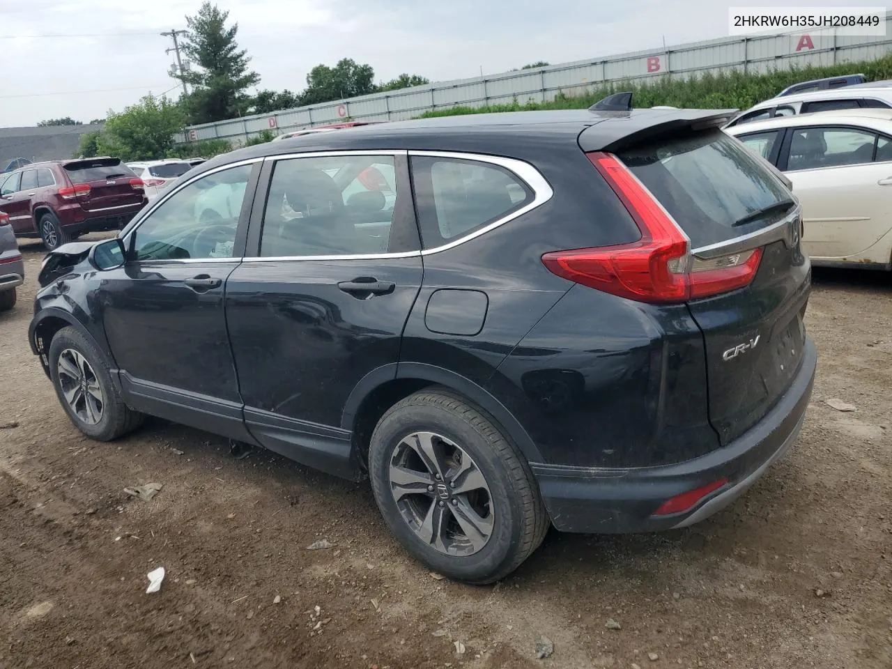 2018 Honda Cr-V Lx VIN: 2HKRW6H35JH208449 Lot: 59912944