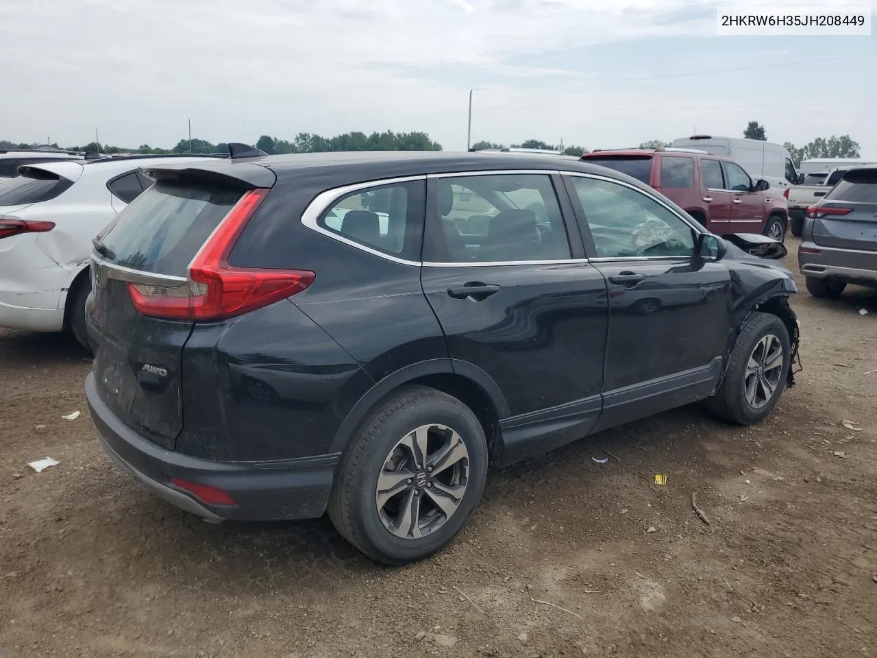 2018 Honda Cr-V Lx VIN: 2HKRW6H35JH208449 Lot: 59912944