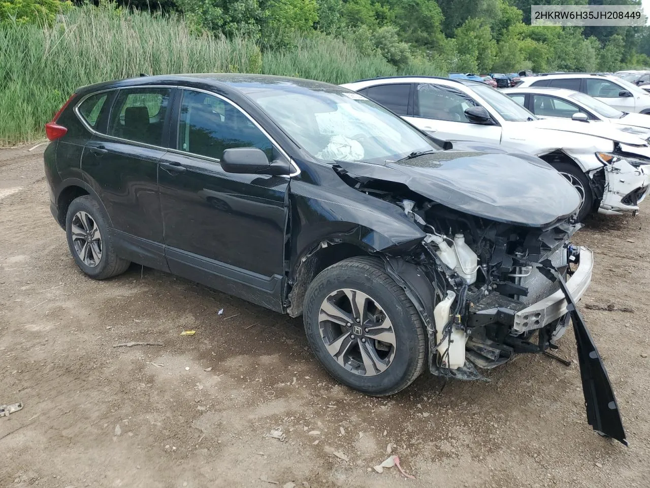 2018 Honda Cr-V Lx VIN: 2HKRW6H35JH208449 Lot: 59912944