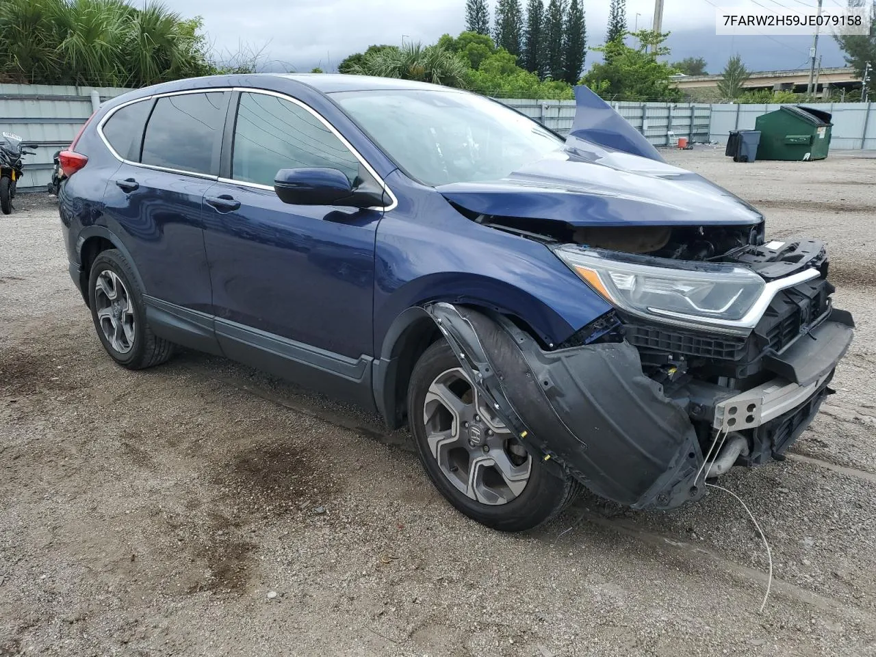 2018 Honda Cr-V Ex VIN: 7FARW2H59JE079158 Lot: 60216724