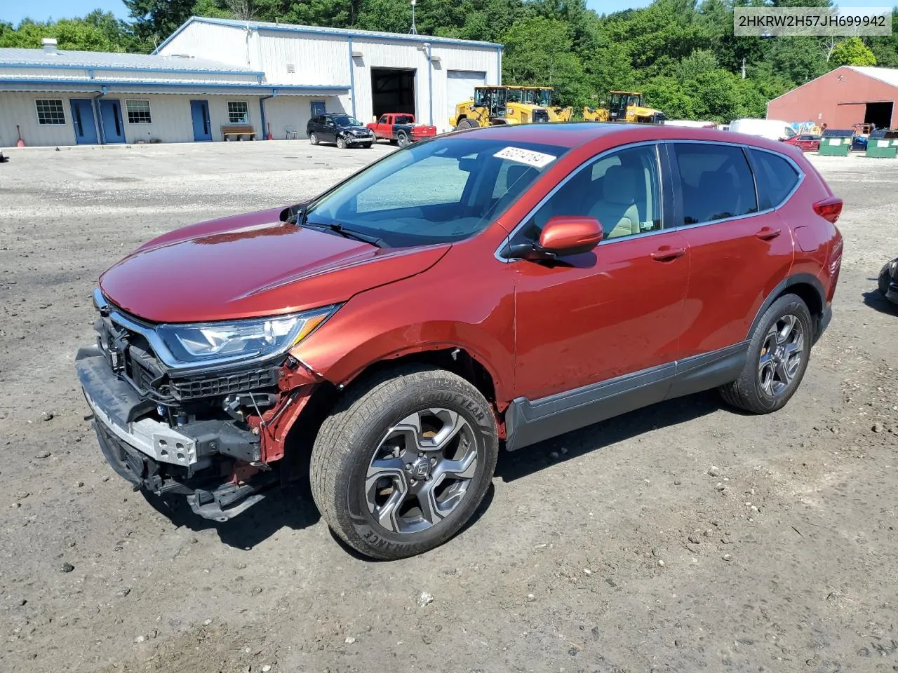 2018 Honda Cr-V Ex VIN: 2HKRW2H57JH699942 Lot: 60314184