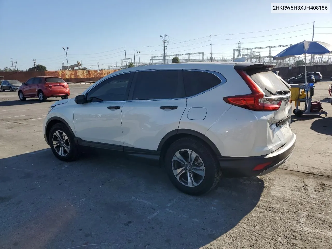 2018 Honda Cr-V Lx VIN: 2HKRW5H3XJH408186 Lot: 60753004