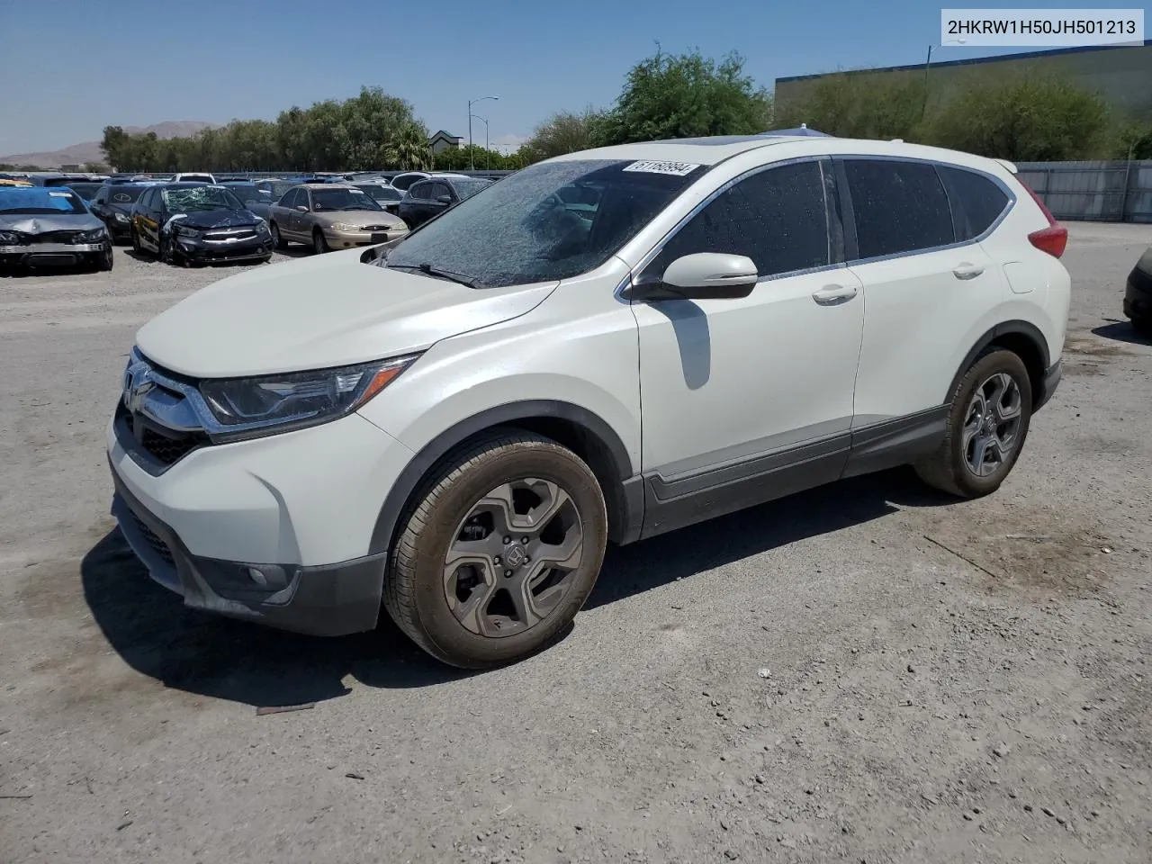 2018 Honda Cr-V Ex VIN: 2HKRW1H50JH501213 Lot: 61160994