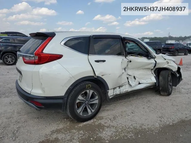 2HKRW5H37JH408937 2018 Honda Cr-V Lx